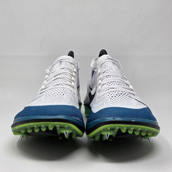 Nike ZoomX Dragonfly 2 Elite Track Spikes Men Sz 8.5 White Blue New FZ9315-102